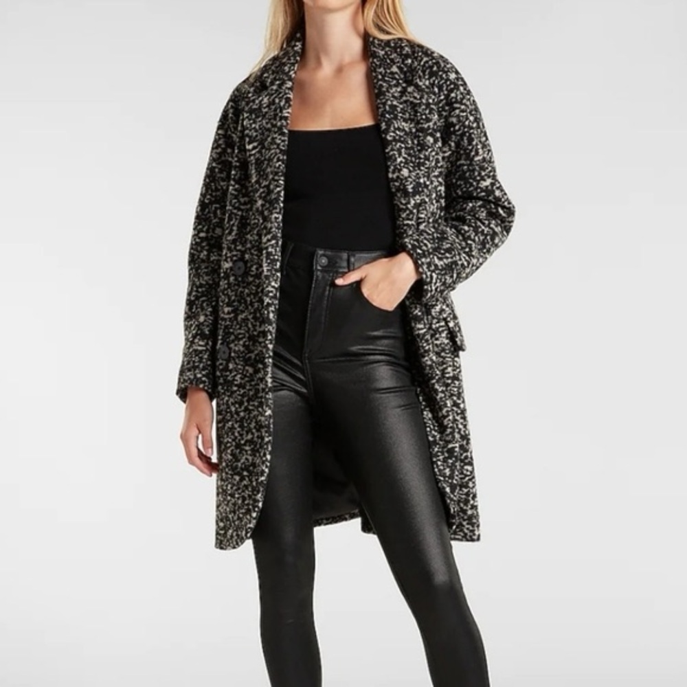 EXPRESS Wool Blend Trench Coat